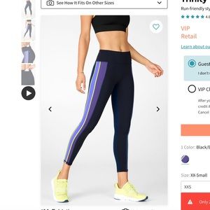 Fabletics Trinity High-Waisted Run 7/8 Leggings